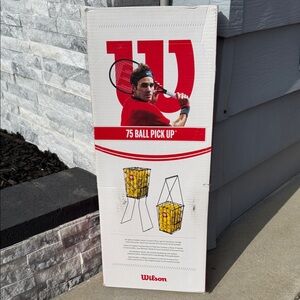 NEW! Wilson Tennis Ball Collector - Black